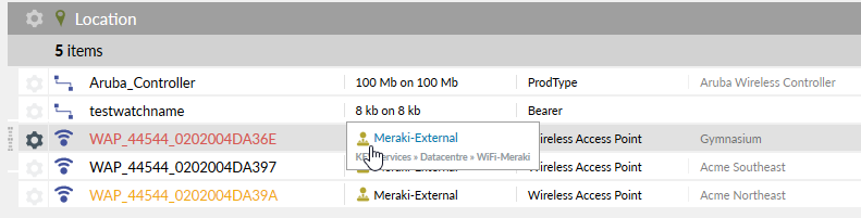 Edit Controller from controller icon in WAP entry