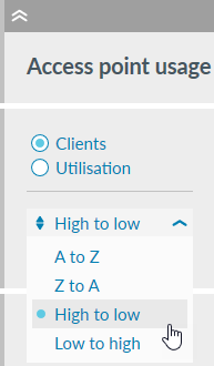 WiFi Sort Order